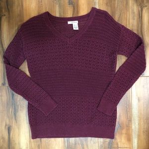 SOLD - DKNY | Burgundy Sweater